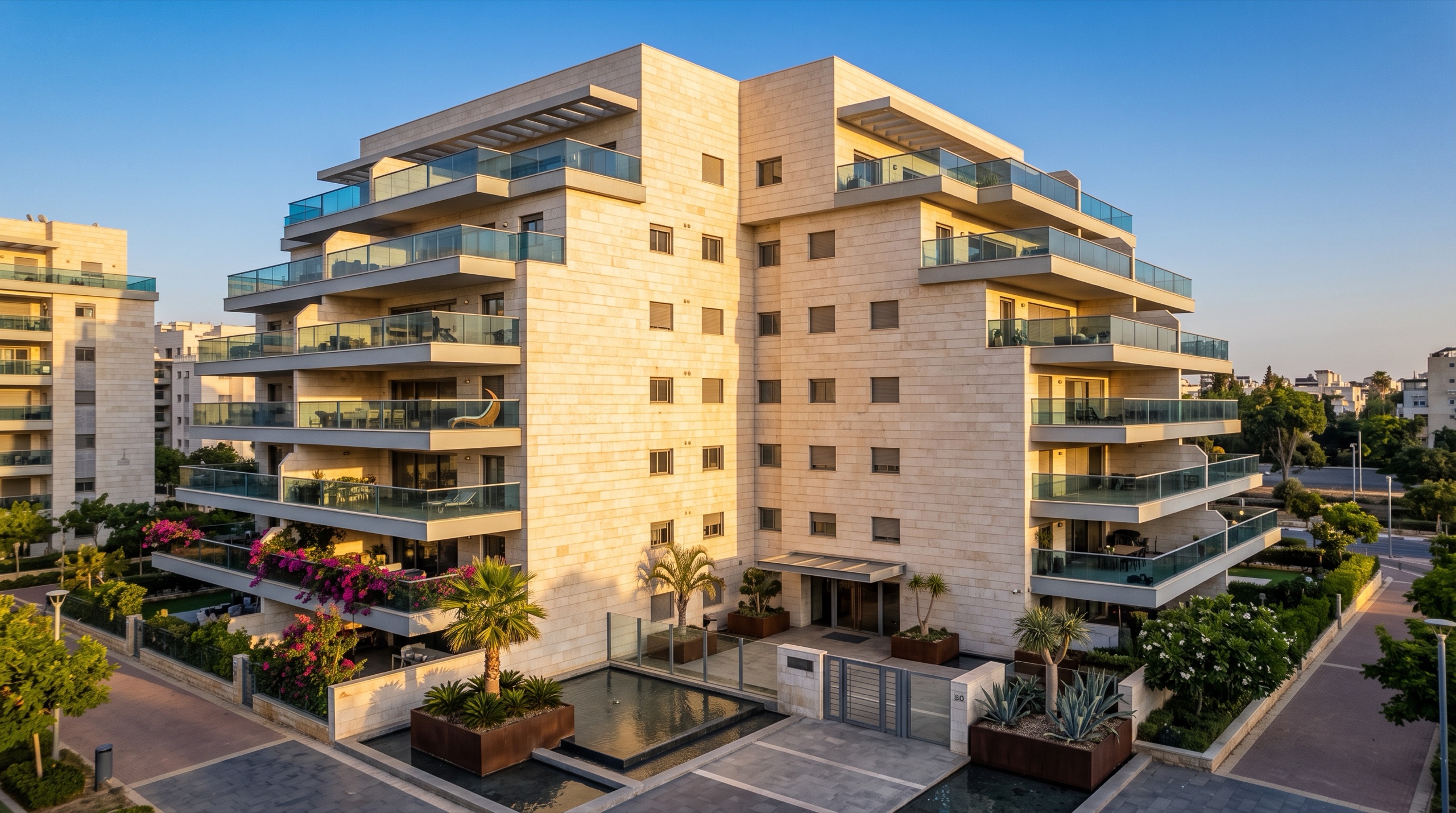 נכסי יוקרה בכוכב הצפון: בניין מגורים בן עשר קומות עם מרפסות רחבות (הדמיה)