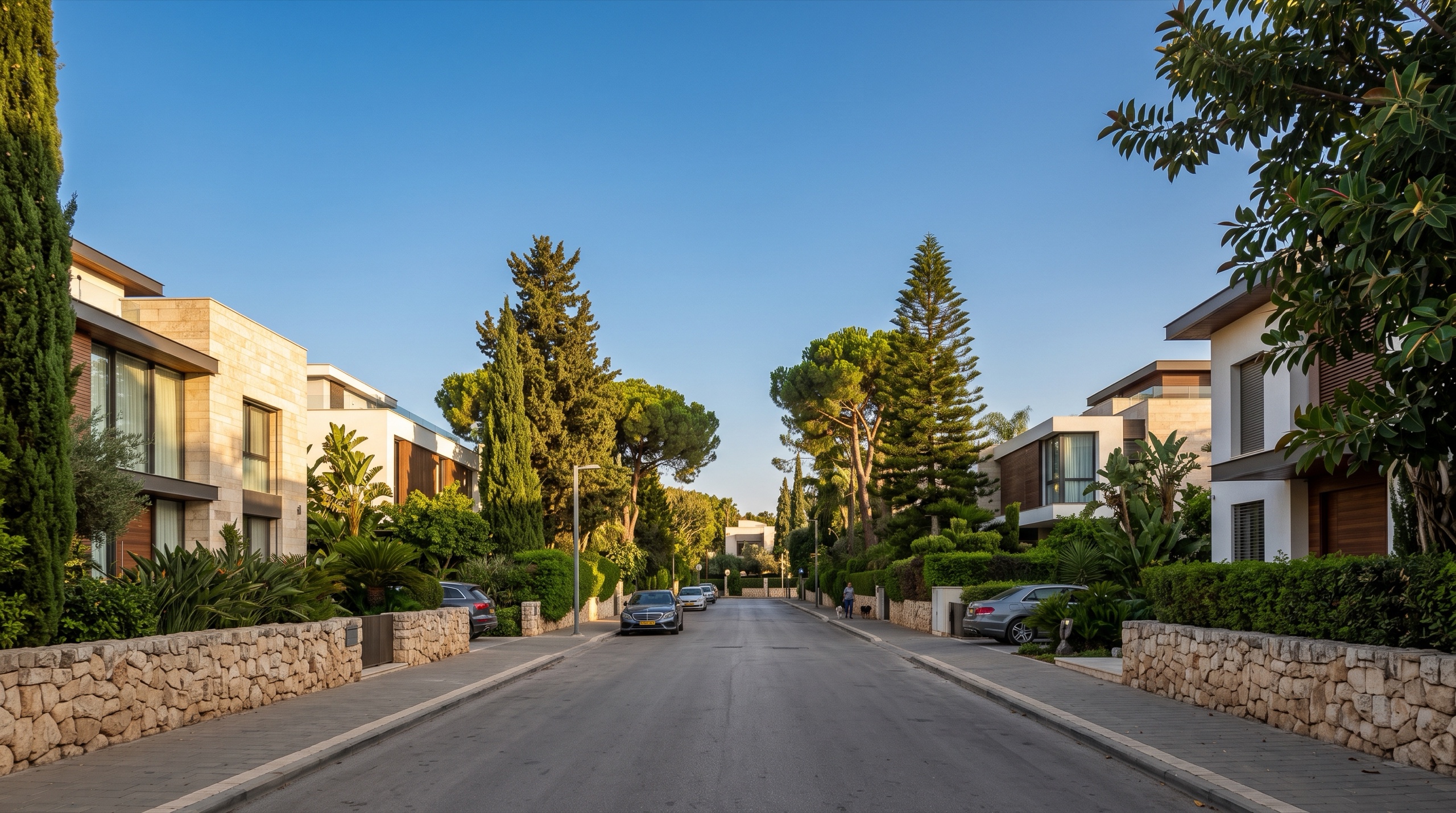 וילות על מגרשים גדולים ורחובות שקטים בתל ברוך, צפון תל אביב (הדמיה)