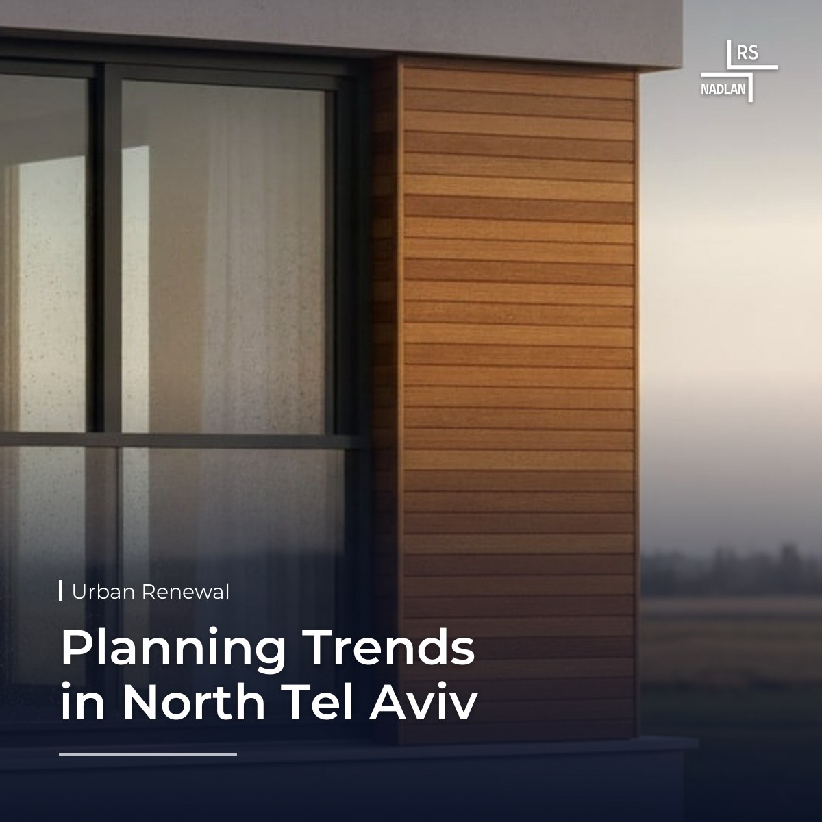 Residential buildings and new construction in north Tel Aviv